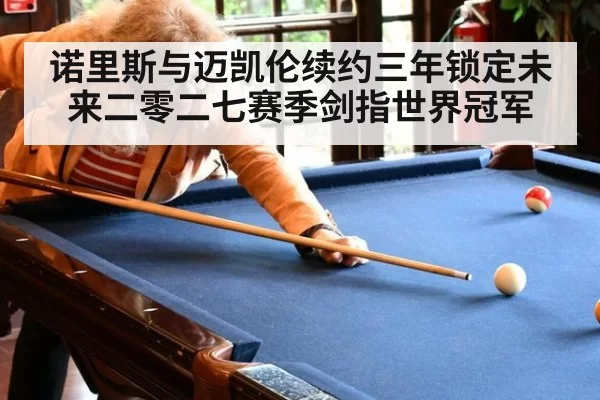 诺里斯与迈凯伦续约三年锁定未来二零二七赛季剑指世界冠军
